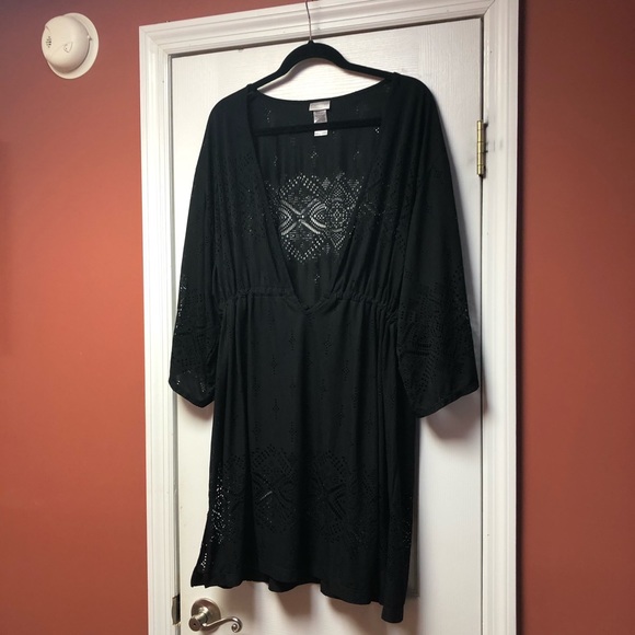 dotti plus size swim cover up